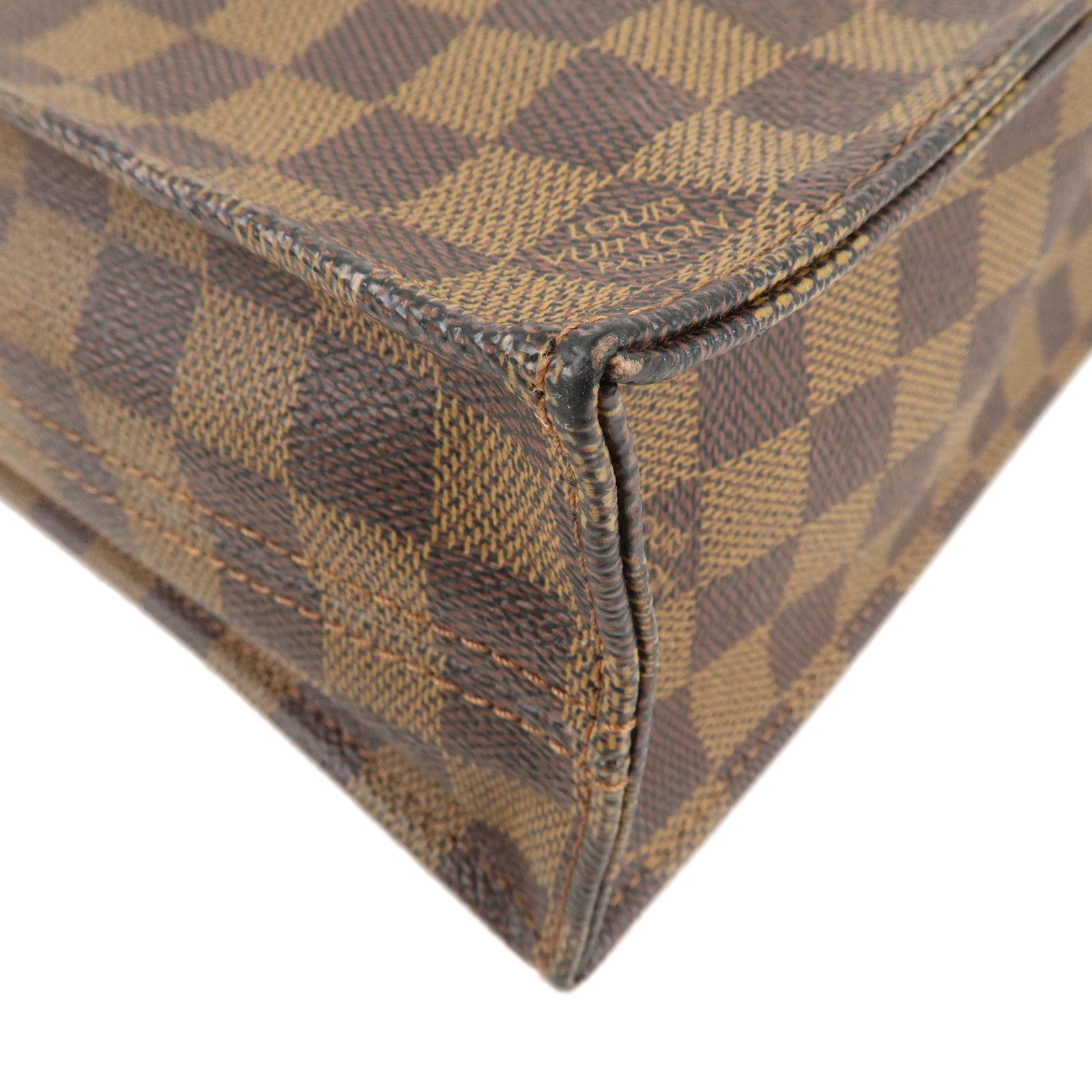 Louis-Vuitton-Damier-Ebene-Sac-Pla-Tote-Bag-Hand-Bag-N51140 – dct