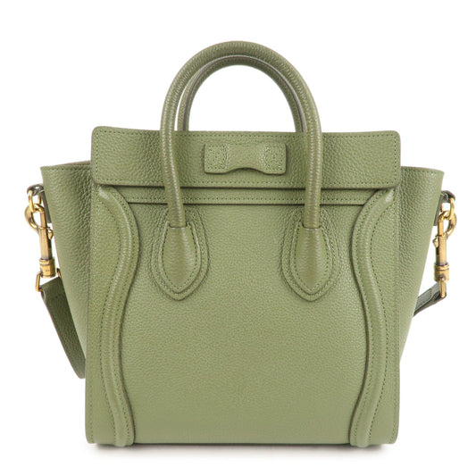 CELINE-Leather-Pico-Belt-Bag-2Way-Bag-Shoulder-Bag-Gray-194263 –  dct-ep_vintage luxury Store