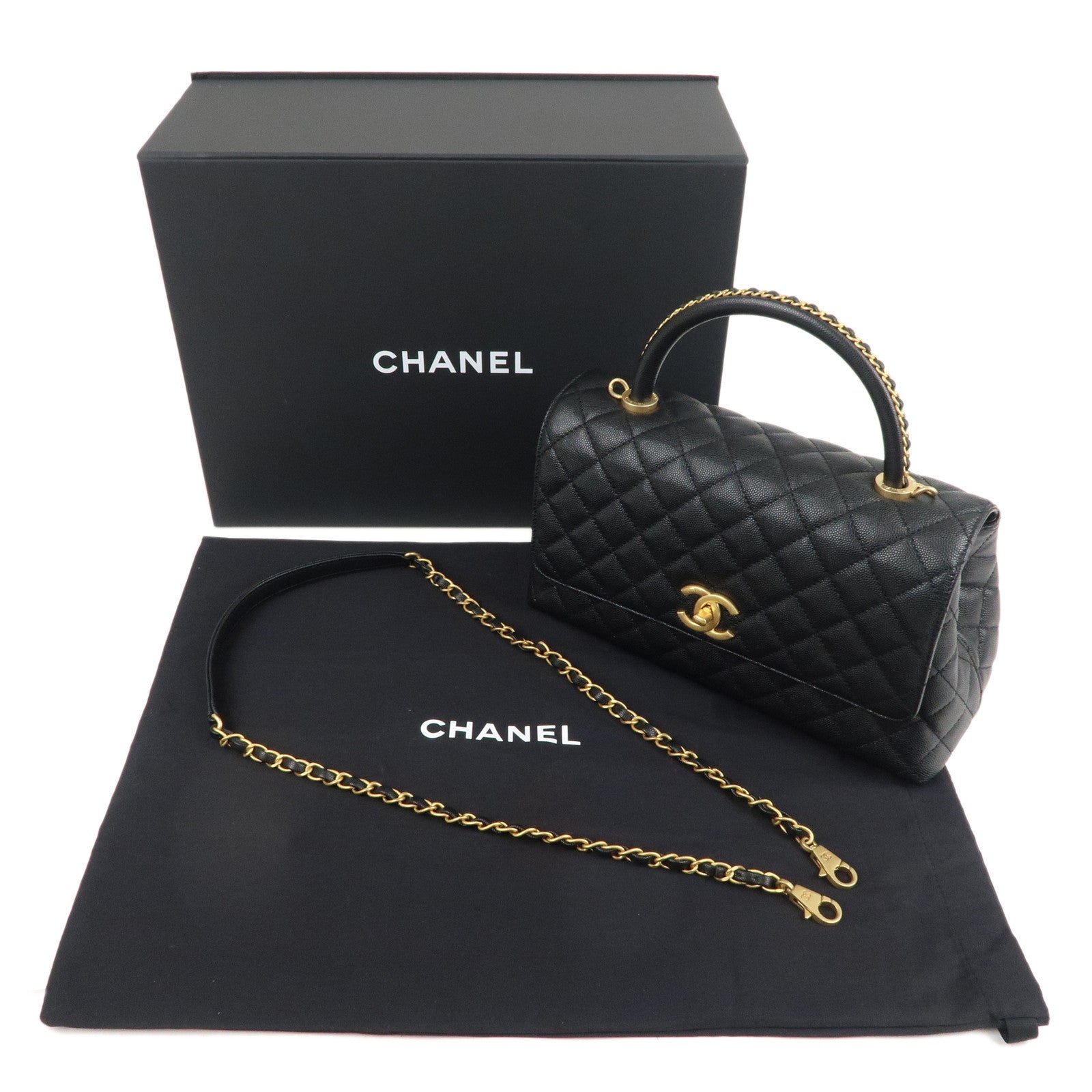 Chanel Coco Handle Black Medium