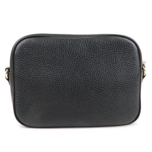 GUCCI-SOHO-Small-Disco-Studs-Leather-Shoulder-Bag-Black-308364