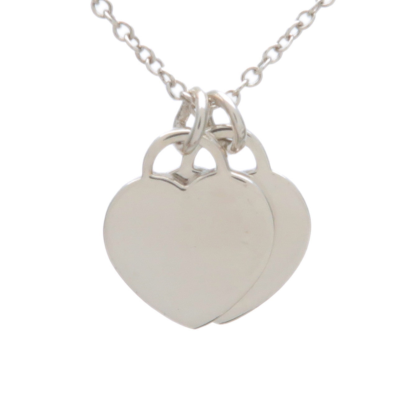 Tiffany&Co. Return to Tiffany Mini Heart Tag Necklace SV925 Silver