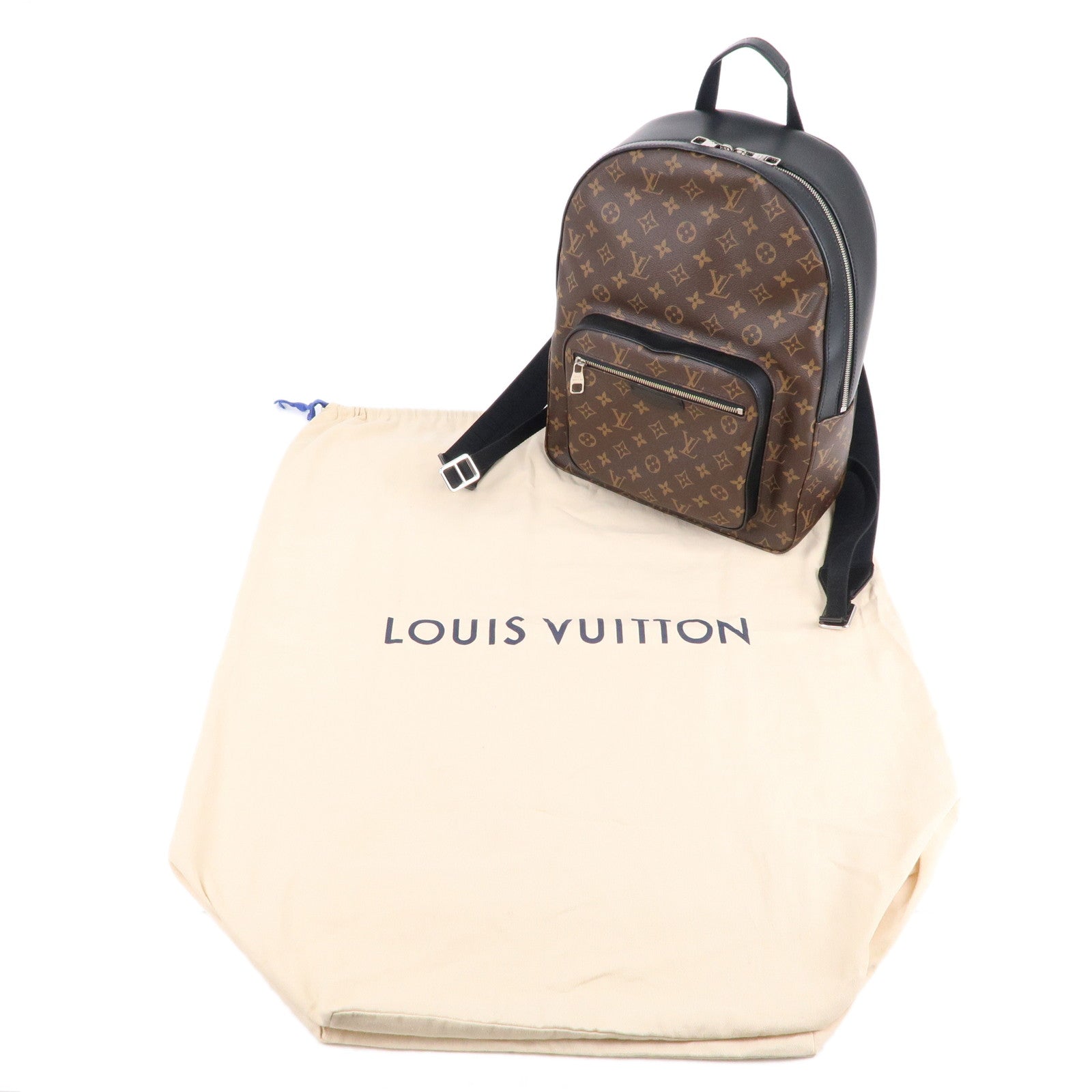 Louis Vuitton Monogram Macassar Josh BackPack M41530 Real Louis