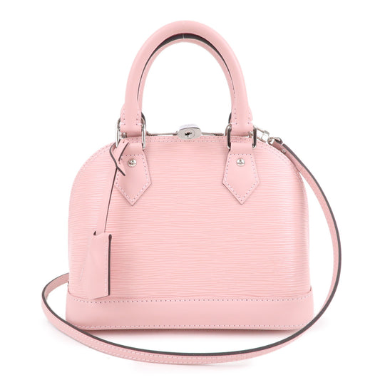 Louis-Vuitton-Epi-Alma-BB-2Way-Hand-Bag-Rose-Ballerine-M41327