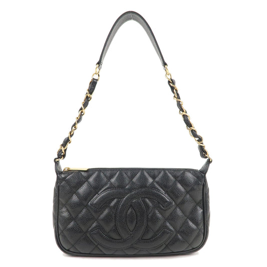 Chanel Mini Matelasse ChainShoulder Bag Size 20 Black A69900 Lambskin