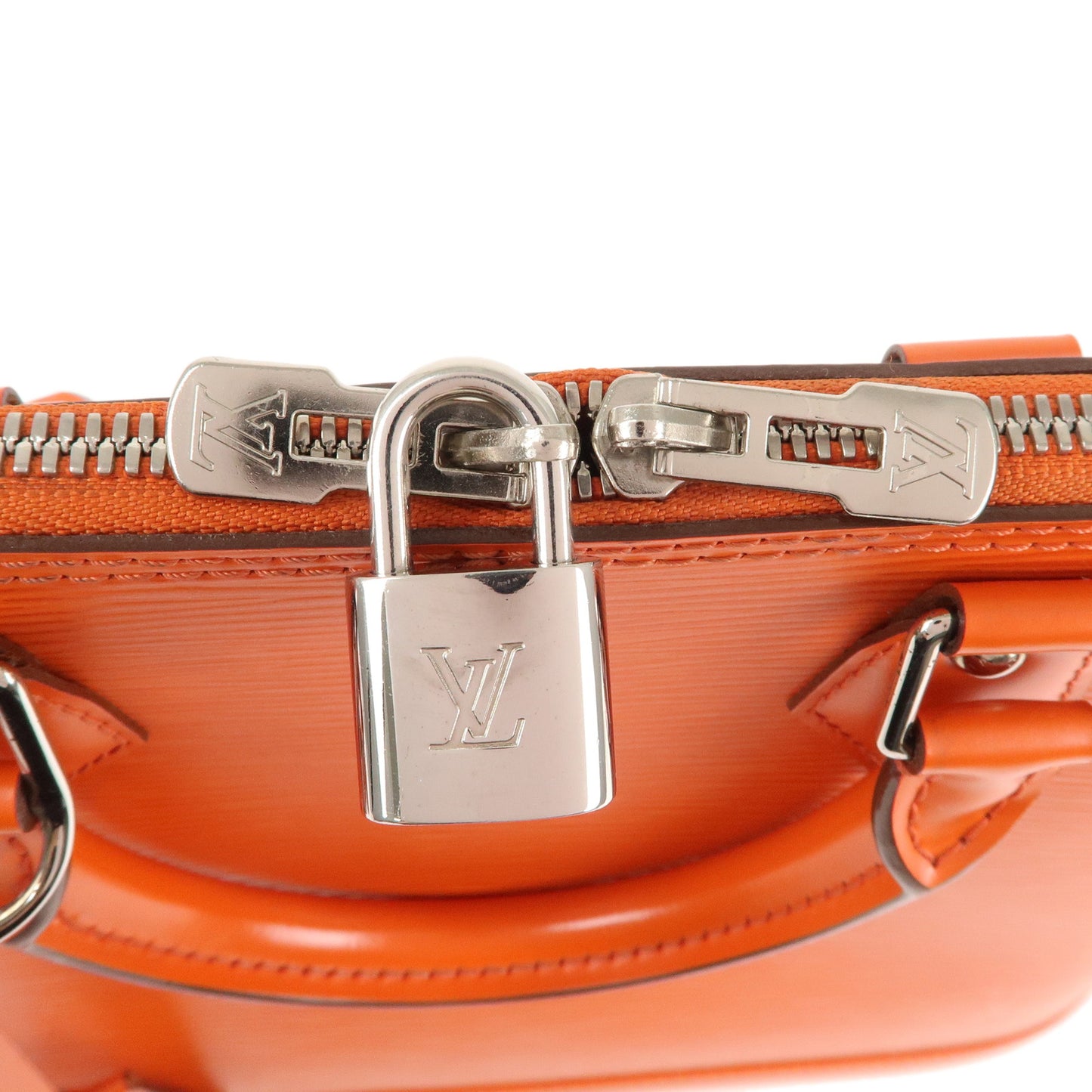Louis Vuitton Epi Alma PM Hand Bag Pimont Orange M40623