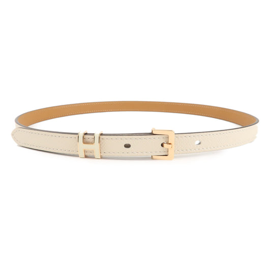 Hermes-Epson-Pop-H15-Leather-Belt-Size-70-Ivory-B-Stamped
