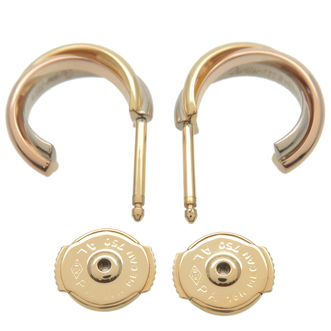 Cartier Womens Rose Love 18ct Rose-gold Stud Earrings | ModeSens