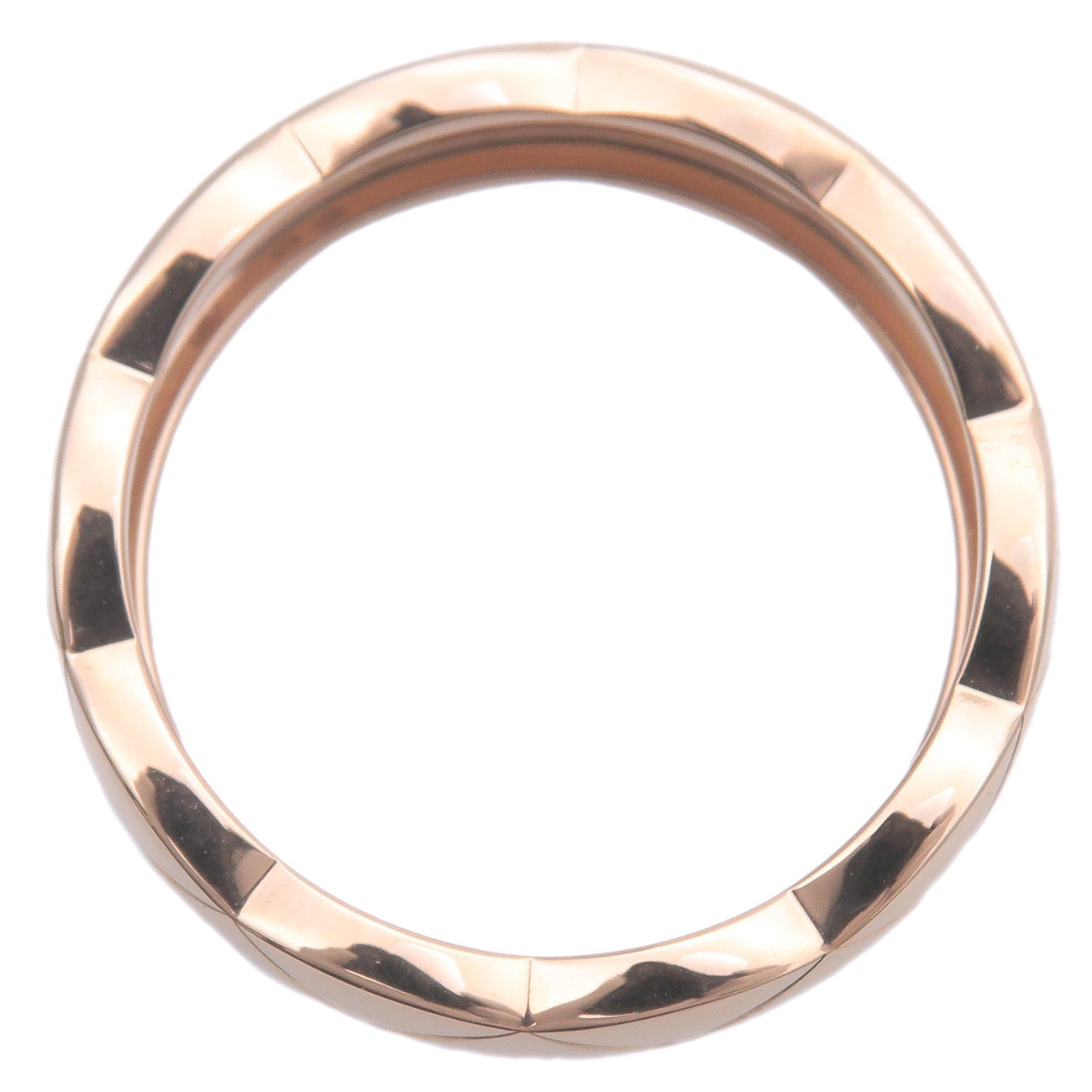 CHANEL COCO Crush Ring Medium K18 750PG Rose Gold #60 US9.5 EU61