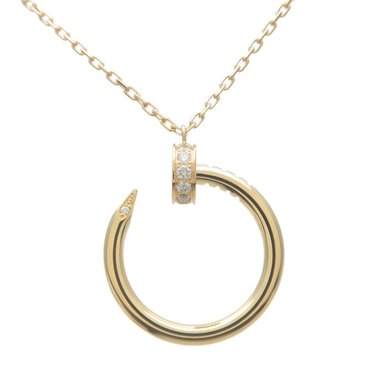 Cartier-Juste-un-Clou-Diamond-Necklace-K18YG-750-Yellow-Gold