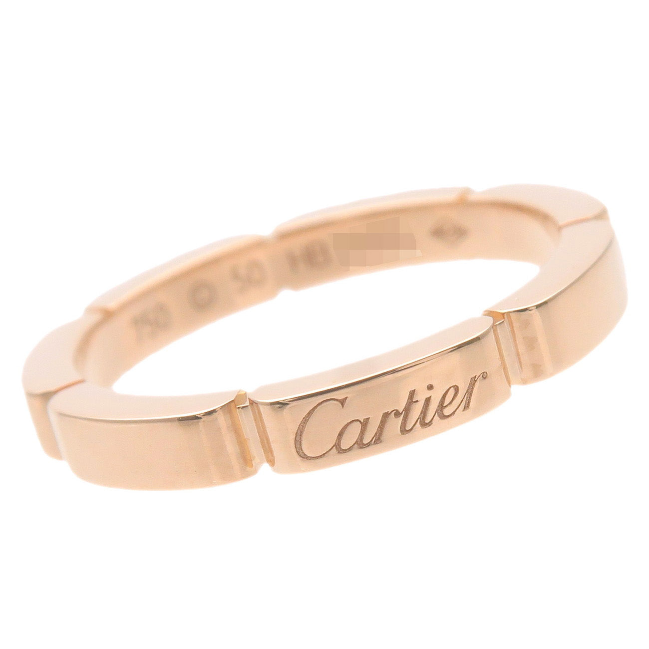 Cartier Maillon Panthere Ring K18 750PG Rose Gold #50 US5.5
