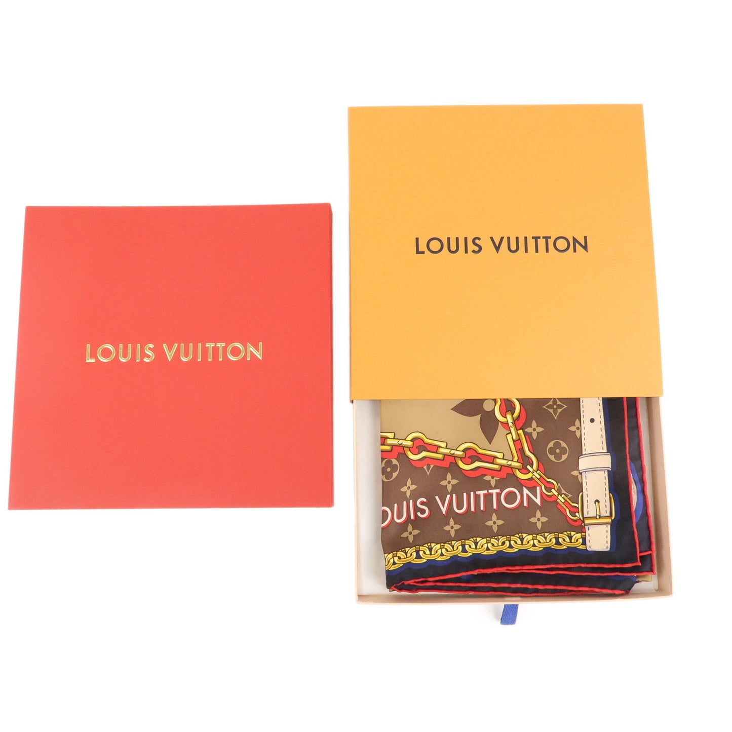 Louis Vuitton Care Tribute To Square 90 Silk 100% Scarf M76202