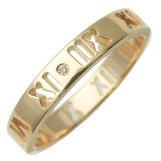 Tiffany&Co.-Pierced-Atlas-4P-Diamond-Ring-K18-Yellow-Gold-US8