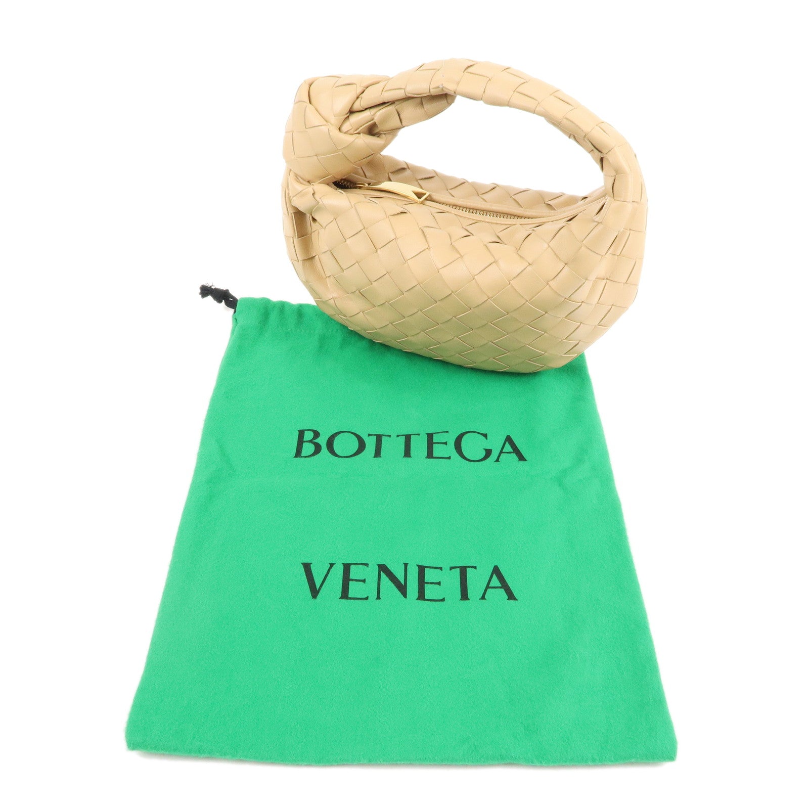 Bottega Veneta Baguette Pochette Shoulder Bag Female Cream In White