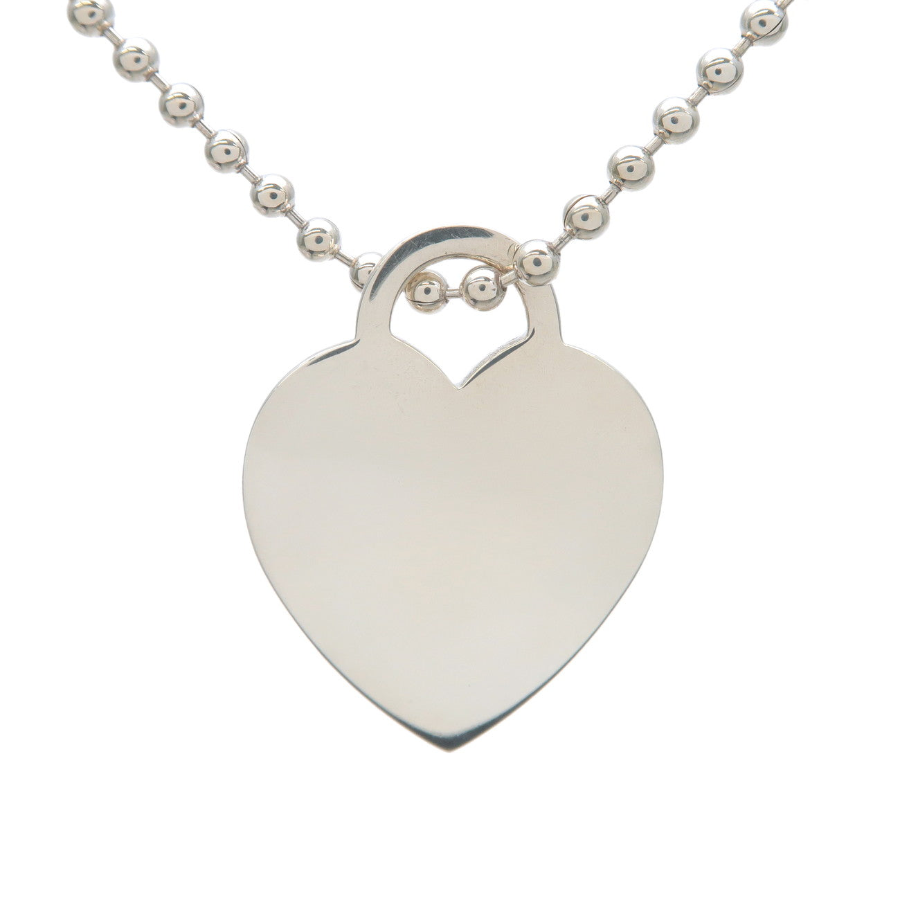 Tiffany&Co. Return to Tiffany Heart Tag Necklace SV925 Silver