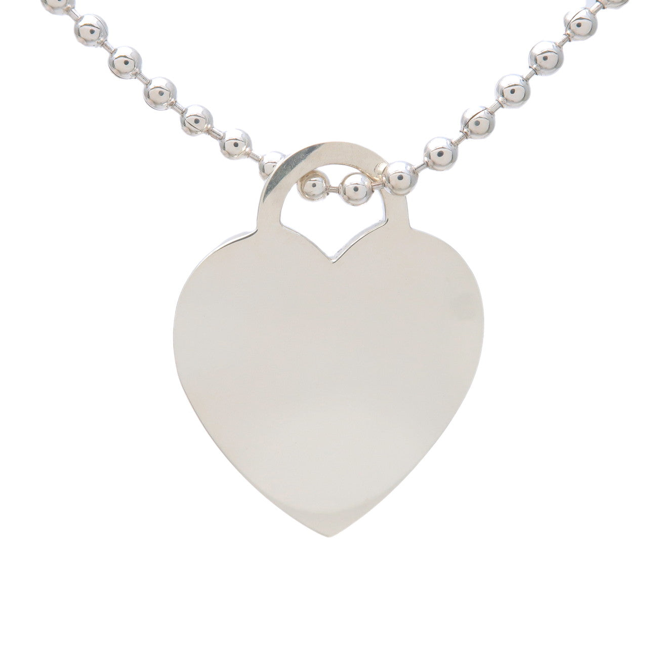 Tiffany&Co. Return to Tiffany Heart Tag Necklace SV925 Silver