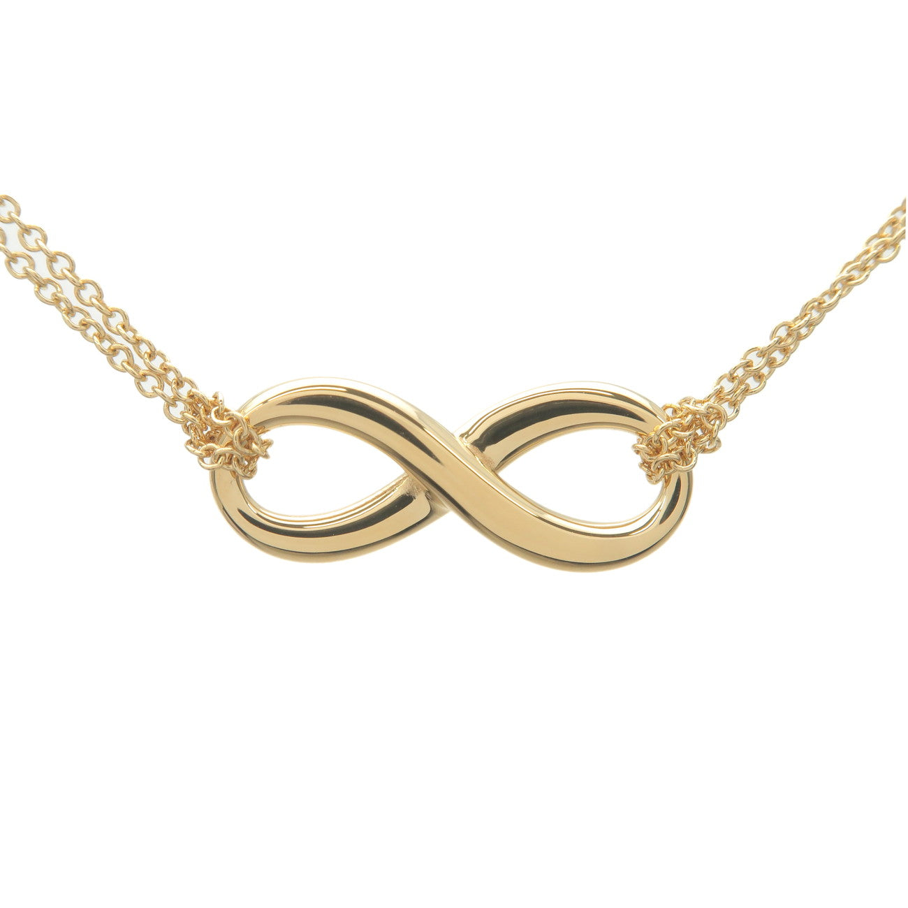 Tiffany&Co. Infinity Necklace K18YG 750YG Yellow Gold