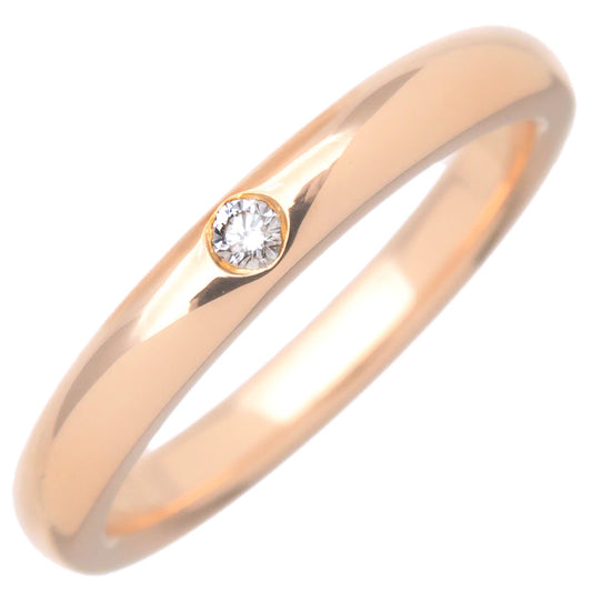Tiffany&Co.-Stacking-Band-Ring-1P-Diamond-K18-Rose-Gold-US4-EU47