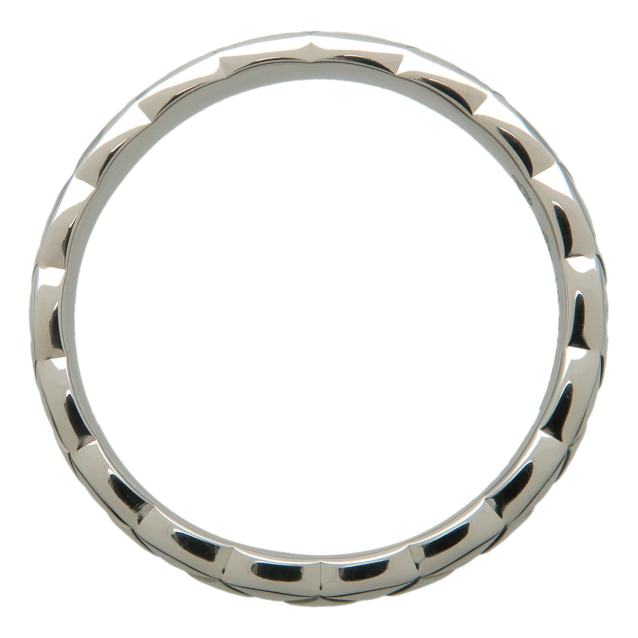 CHANEL COCO Crush Ring 1P Diamond Small PT950 Platinum #51 US5.5-6