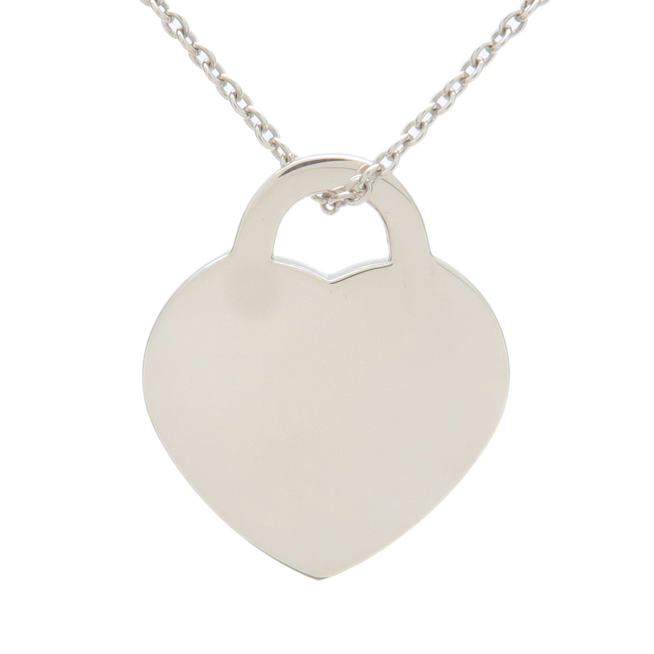 Tiffany&Co. Return to Tiffany Heart Tag Necklace SV925 Silver