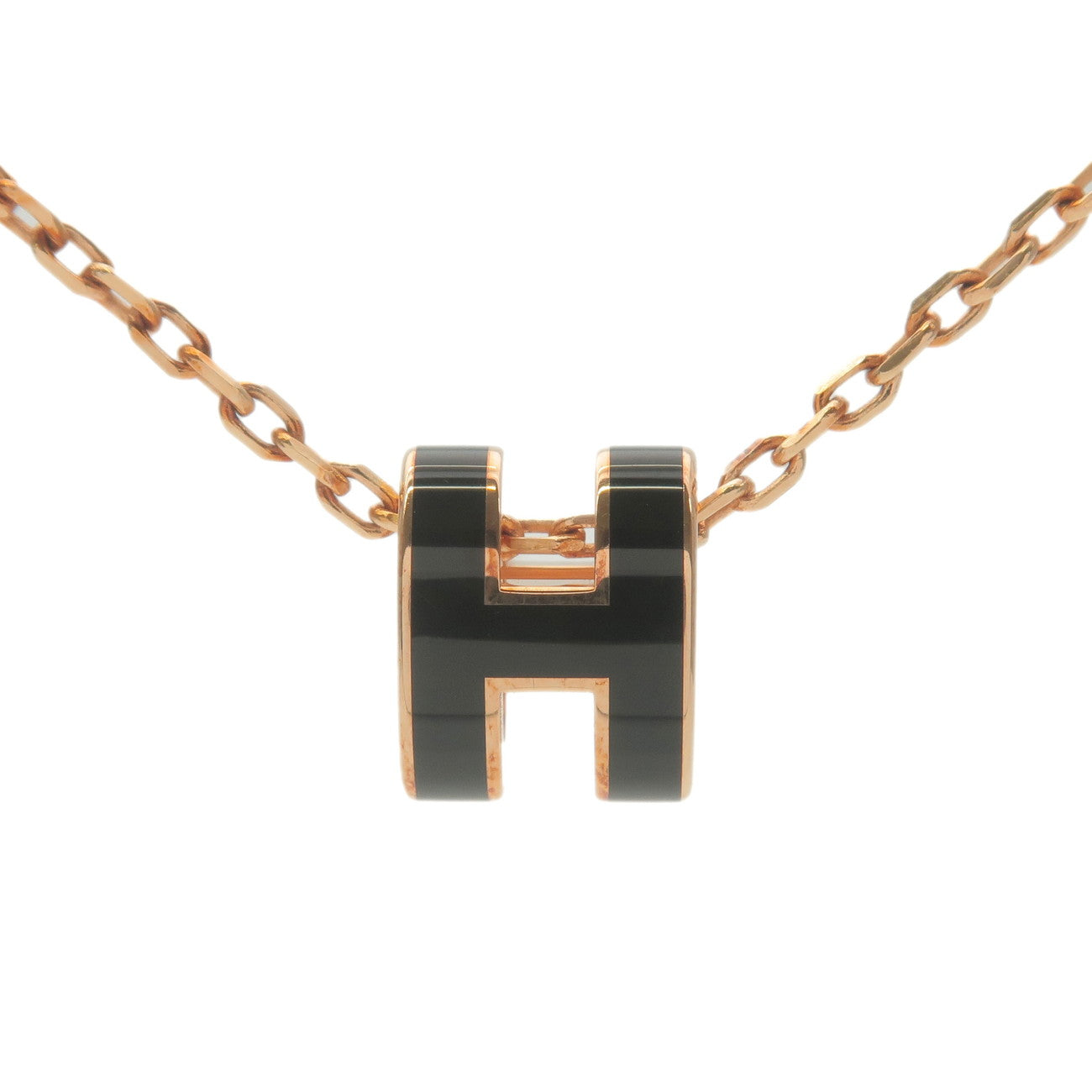 HERMES-Mini-Pop-Ash-Necklace-Rose-Gold-Rose-Dragee – dct-ep_vintage luxury  Store