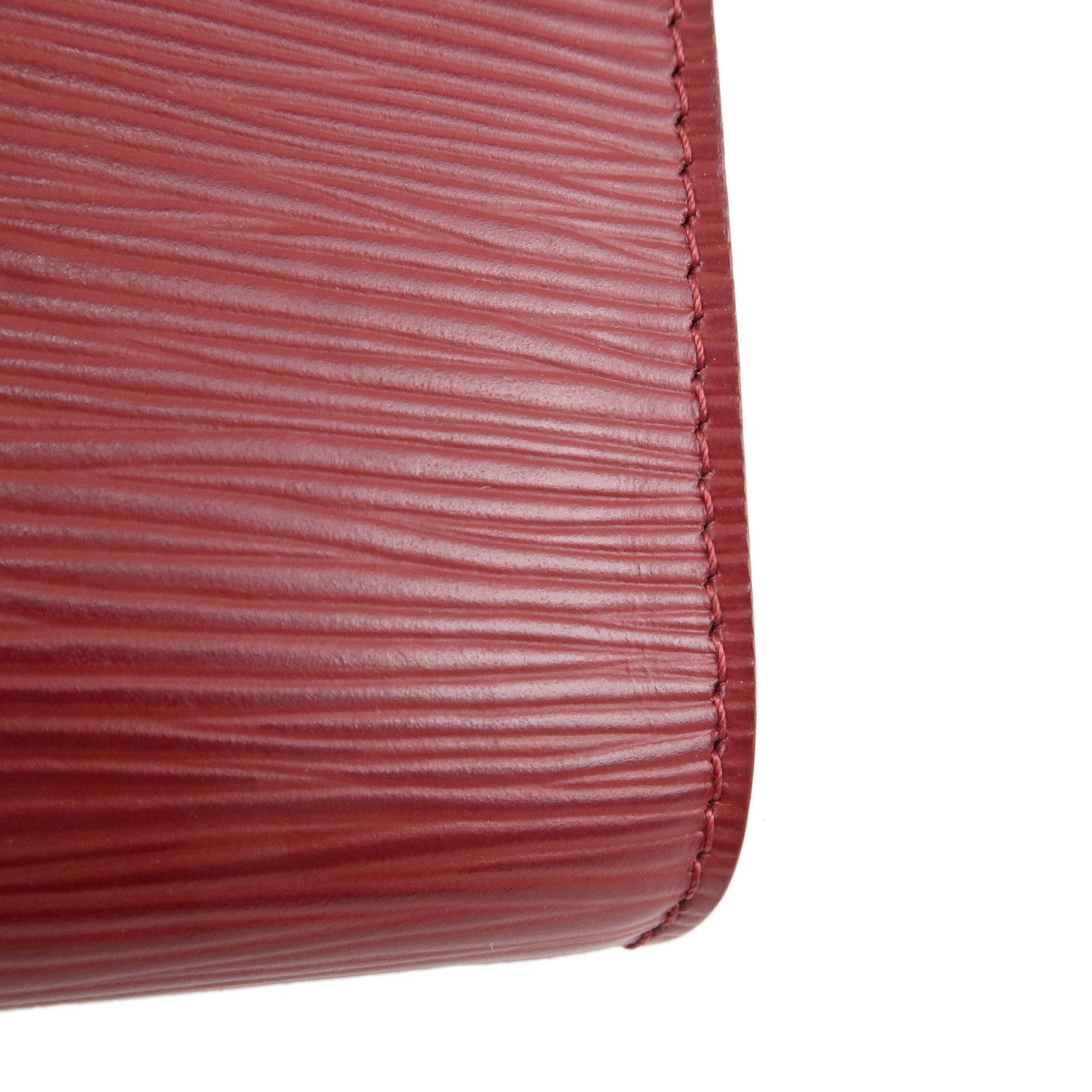 Authentic Vintage Louis Vuitton Red Epi Leather Envelope Clutch Wallet
