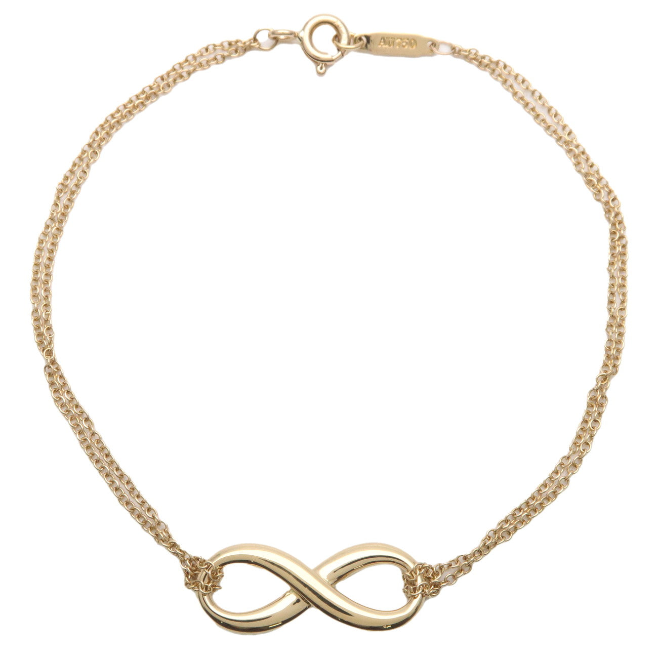 Tiffany&Co. Infinity Bracelet K18YG 750YG Yellow Gold