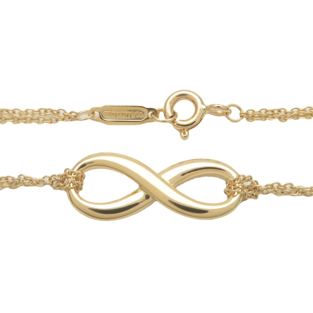 Tiffany&Co. Infinity Bracelet K18YG 750YG Yellow Gold