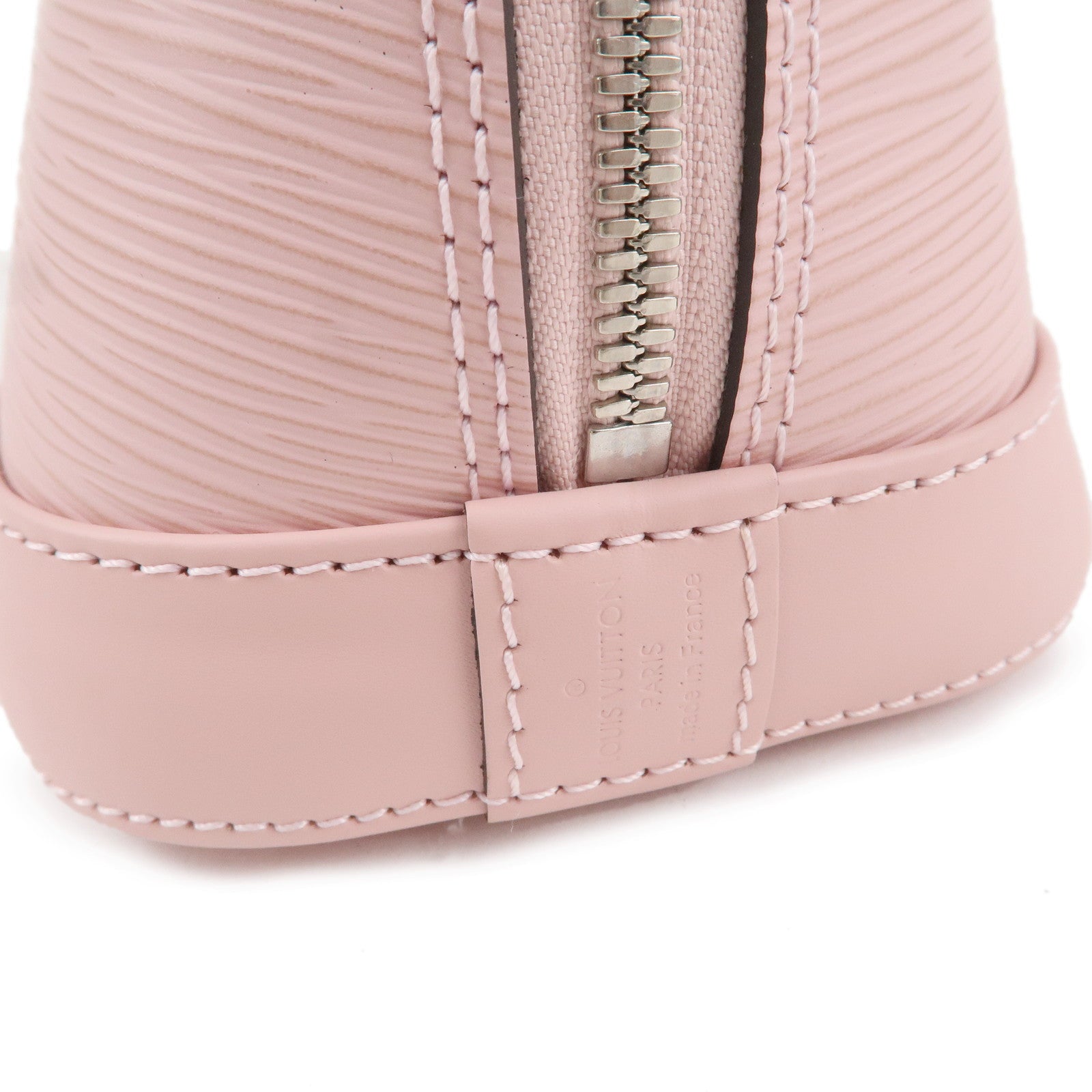 Louis Vuitton Alma BB Pink Rose Ballerine Epi Hand Shoulder Bag w/Pad Lock  Key