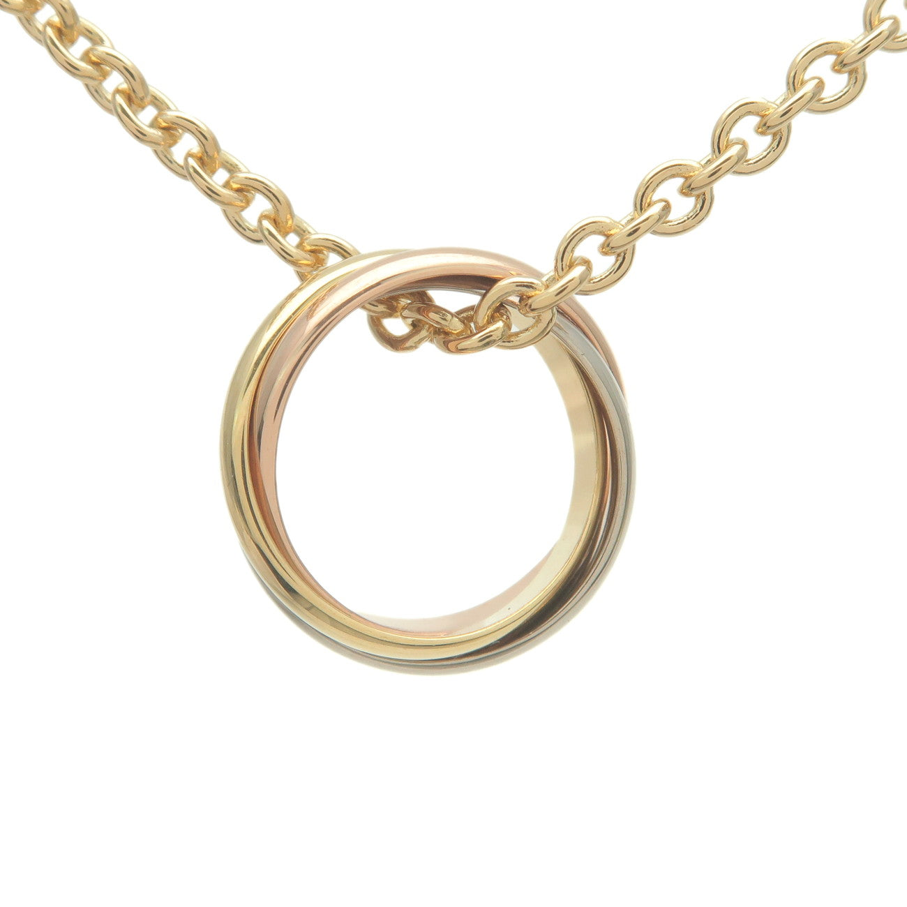 Trinity-Necklace-K18-750-Yellow/White/Rose-Gold