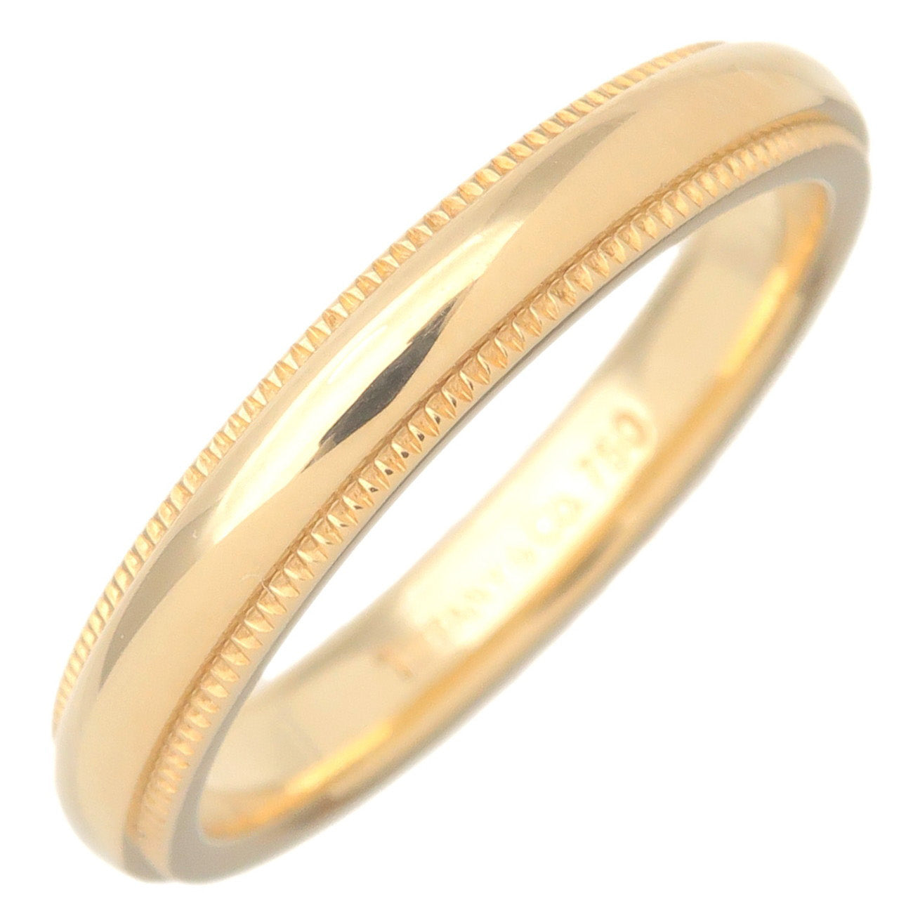 Tiffany&Co.-Milgrain-Band-Ring-K18-750YG-Yellow-Gold-US5-EU50