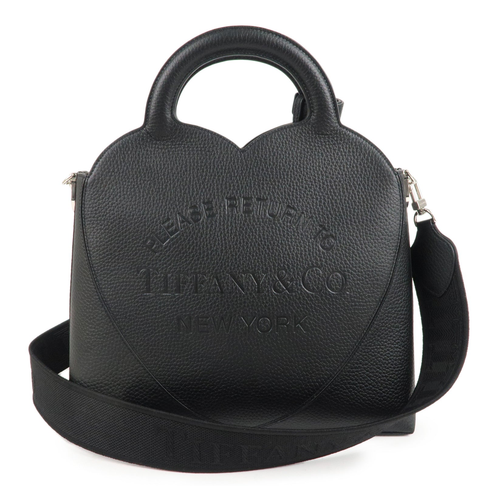 Tiffany&Co.-Return-to-Tiffany-Small-Leather-2WAY-Bag-Black