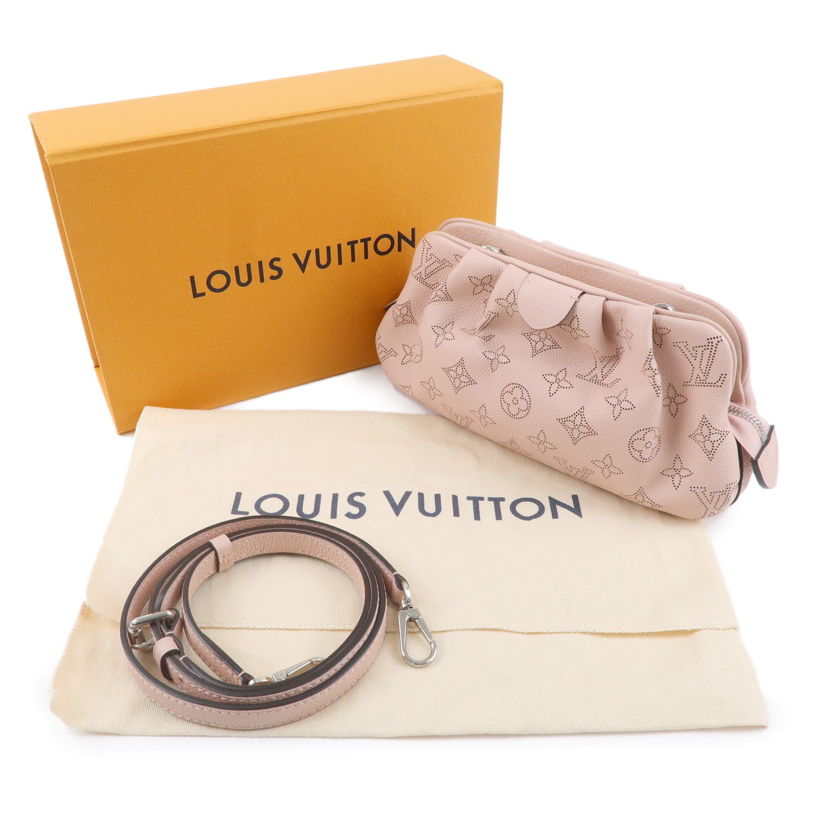 Louis Vuitton Monogram Mahina Scala Mini Shoulder Bag Pink M80092