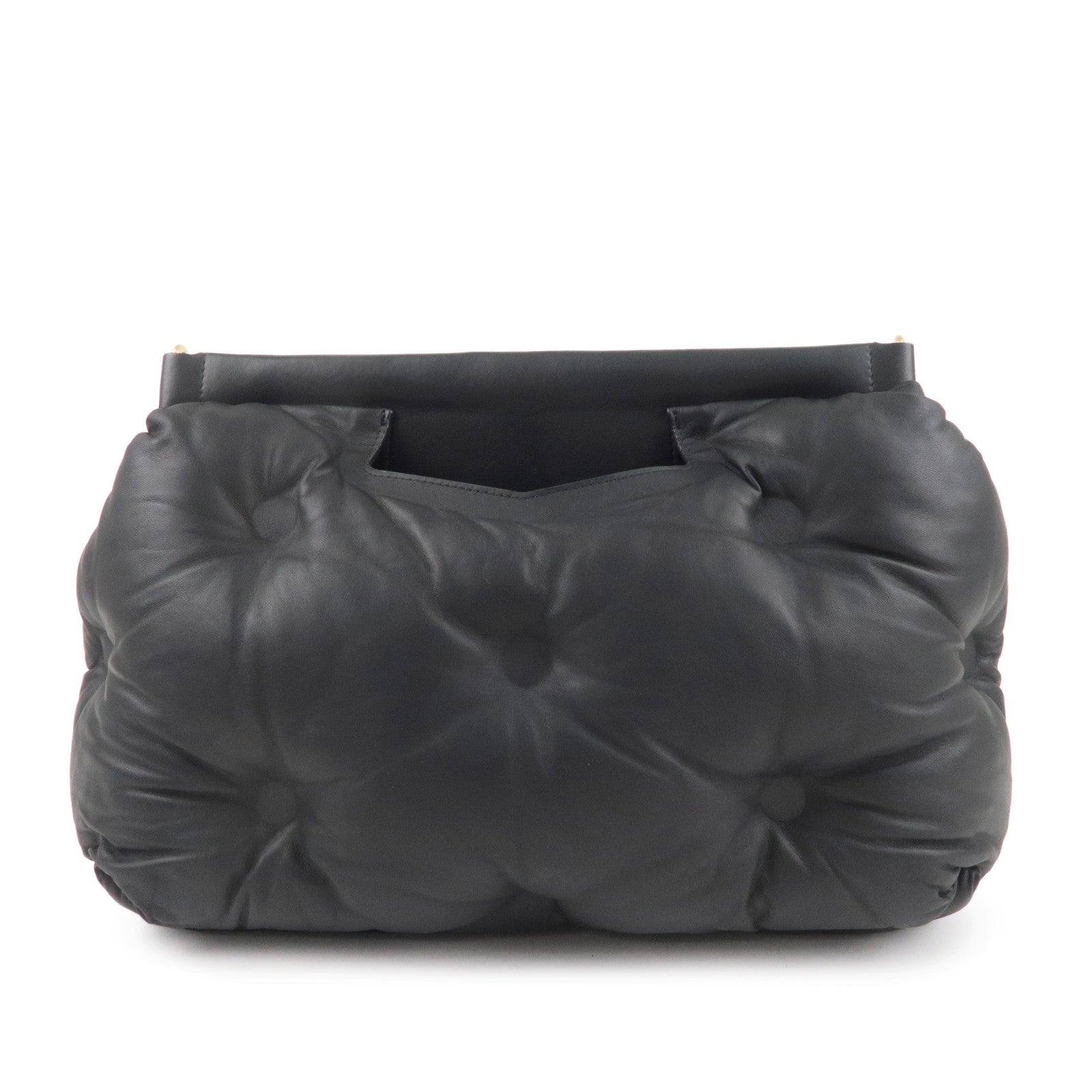 Maison-Margiela-Leather-Glam-Slam-Medium-2WAY-Bag-Black-S61WG0034