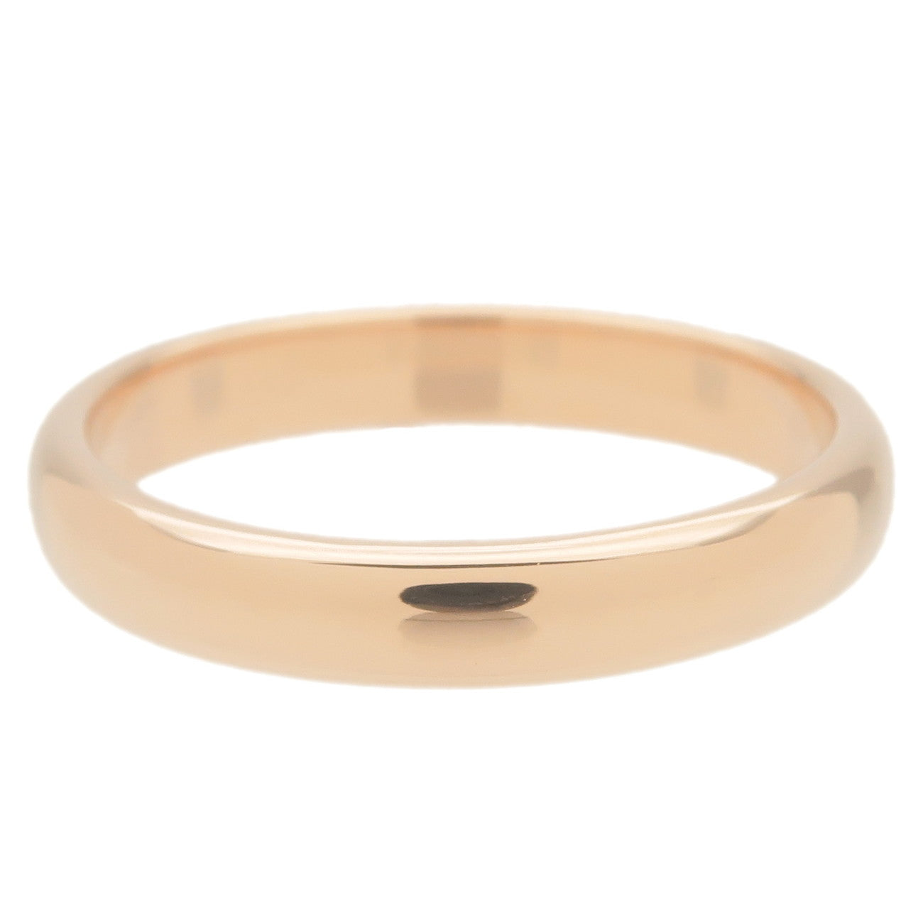 Tiffany&Co. Notes Lucida Band Ring K18 Rose Gold US5 EU49