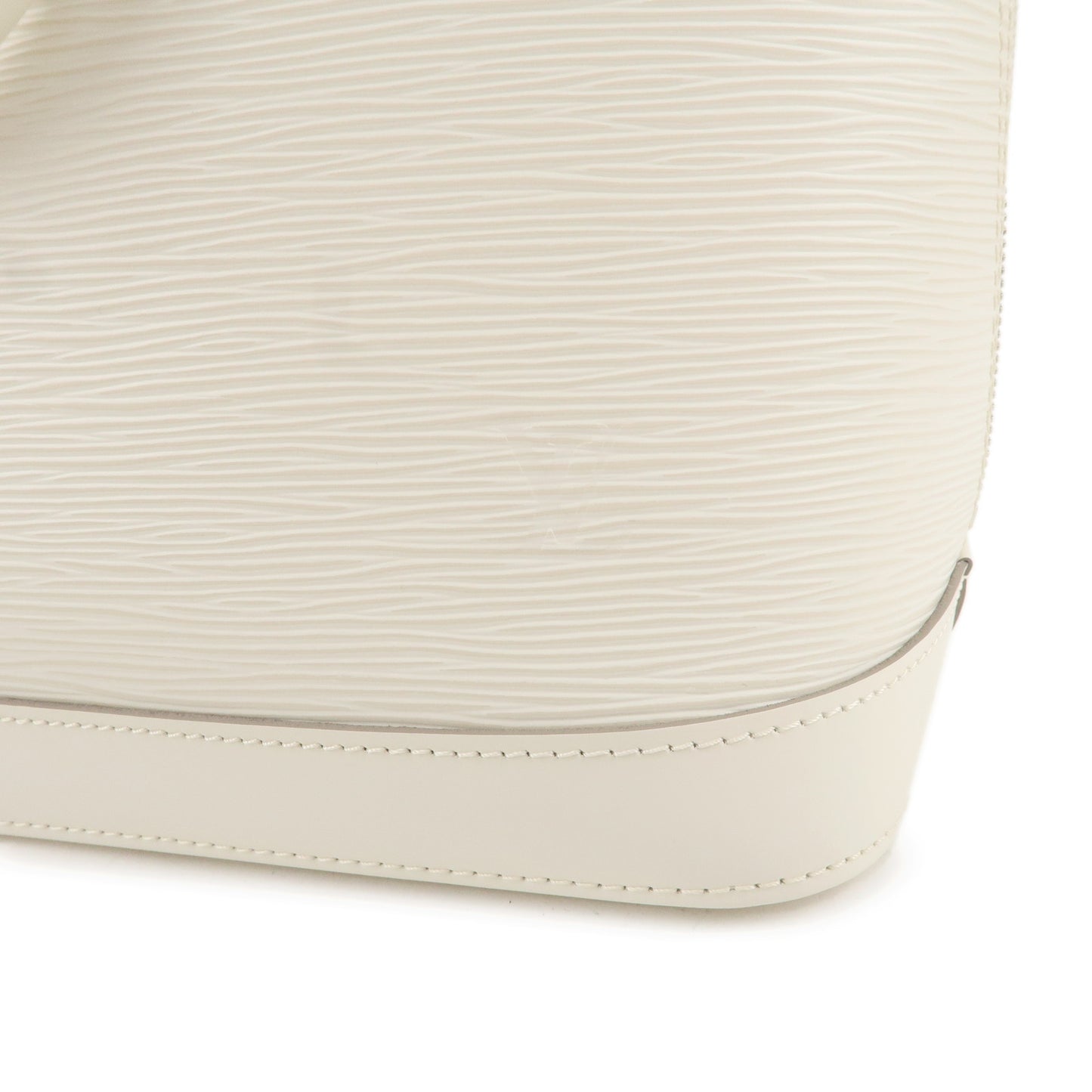 Louis Vuitton Alma GM Ivory Patent Leather Bag