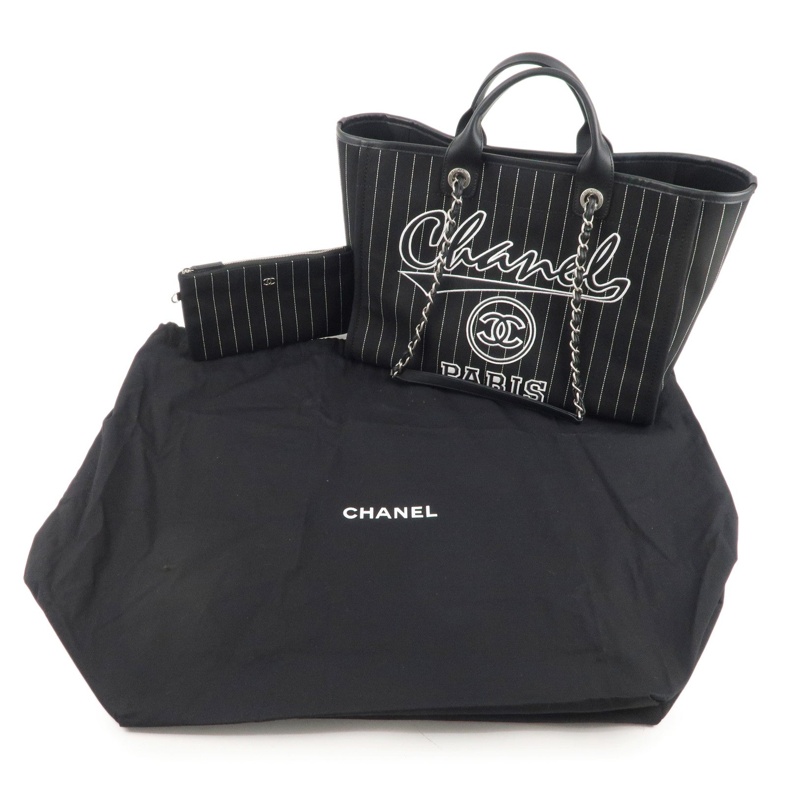 CHANEL-Deauville-Cnavas-Leather-Tote-Bag-GM-Black-A66941