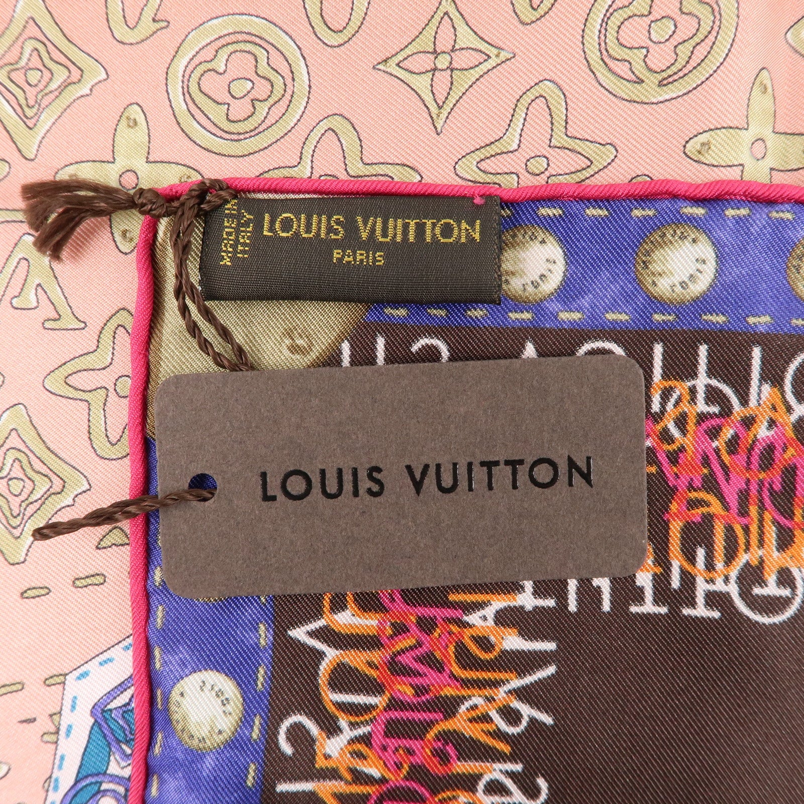 Louis Vuitton - 'World Map' silk scarf