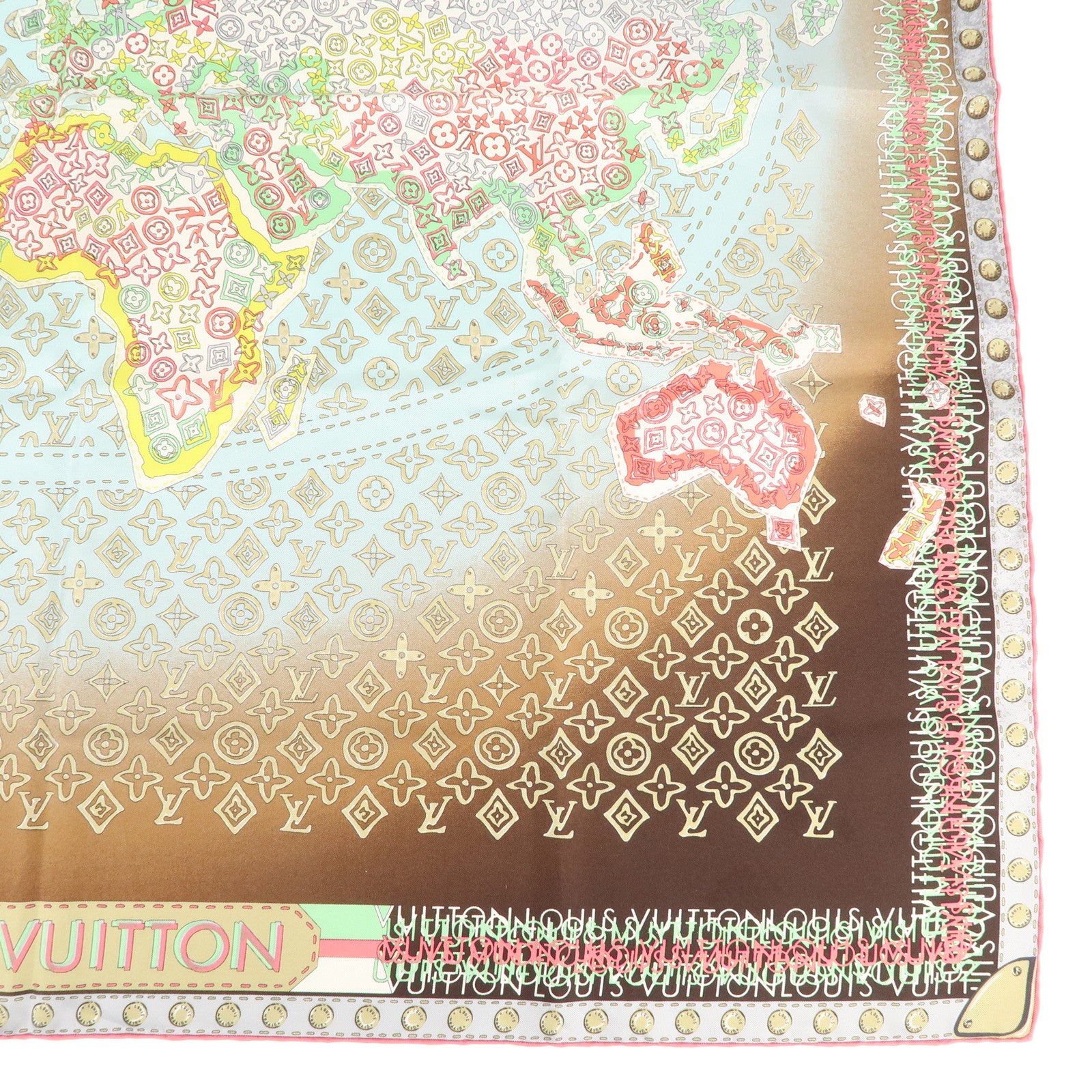 LOUIS VUITTON 地図柄スカーフ Ultimate Monogram Square 90 S00 - Women - Accessories