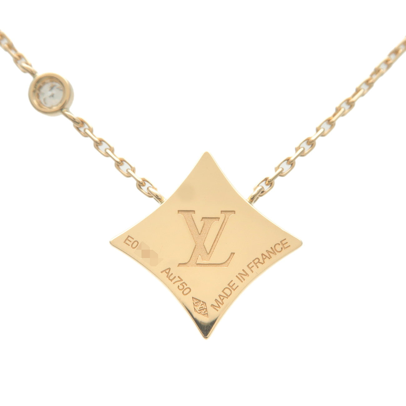 Vuitton - Necklace - Star - YG - BB - K18 - Louis Vuitton Bijou