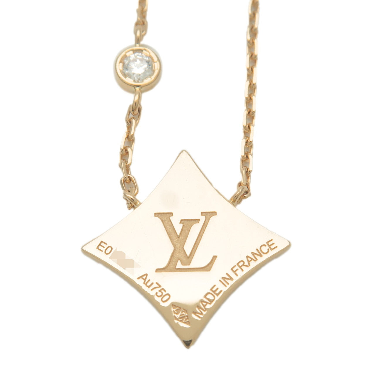 Vuitton - Necklace - Star - YG - BB - K18 - Louis Vuitton Bijou