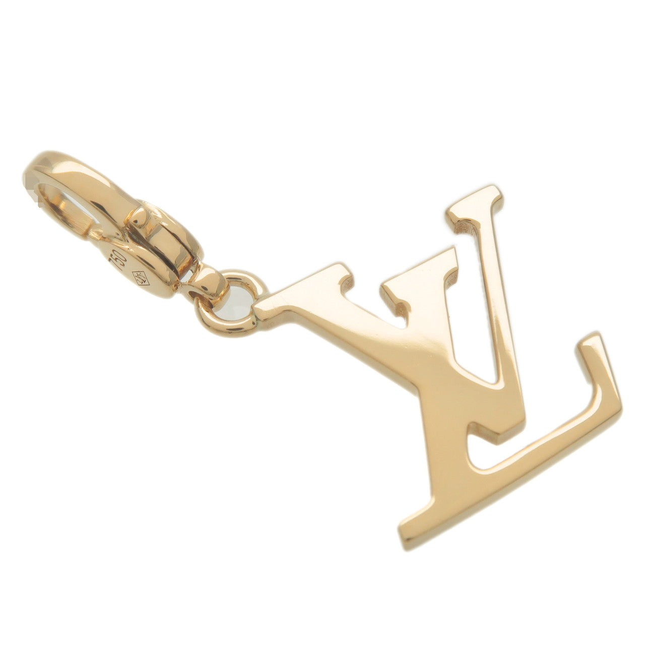 Louis Vuitton Charm de Monogram Necklace Charm Yellow Gold Q93057