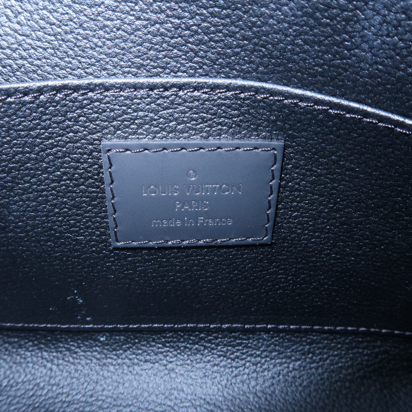 Louis Vuitton Epi Pochette Cosmetic Pouch Noir M41348