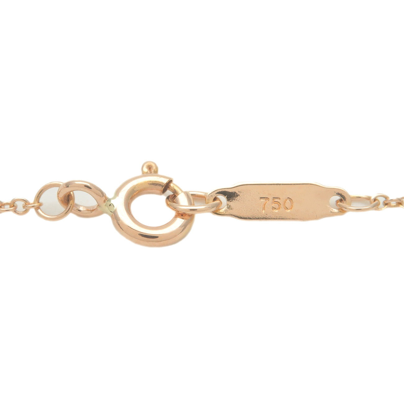 Tiffany&Co. Heart Lock Necklace K18PG 750PG Rose Gold