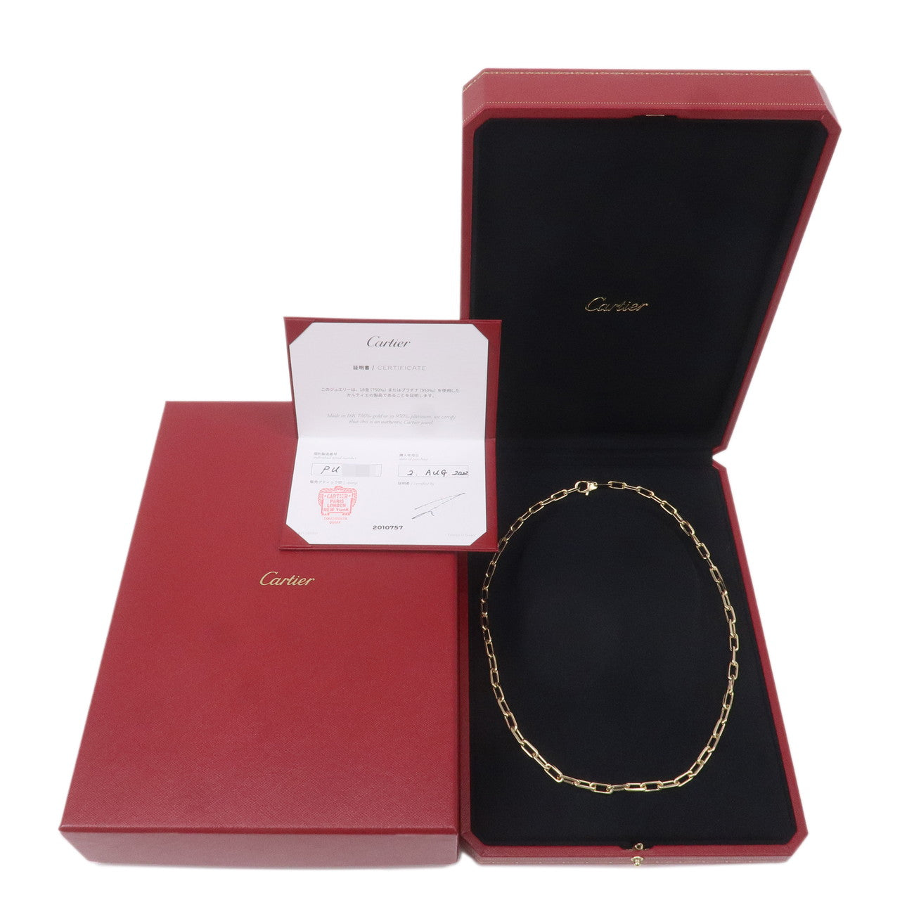 Cartier-Cartier-Santos-Dumont-Necklace-K18-750YG-Yellow-Gold – Poligo  luxury Store