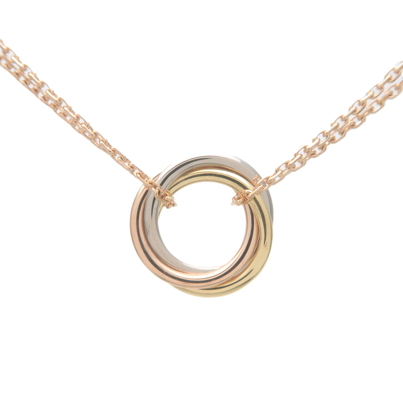 Cartier-Sweet-Trinity-Necklace-K18-750-Yellow/White/Rose-Gold