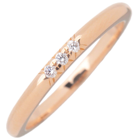 Tiffany&Co.-Classic-Band-Ring-3P-Diamond-K18-Rose-Gold-US5-EU49