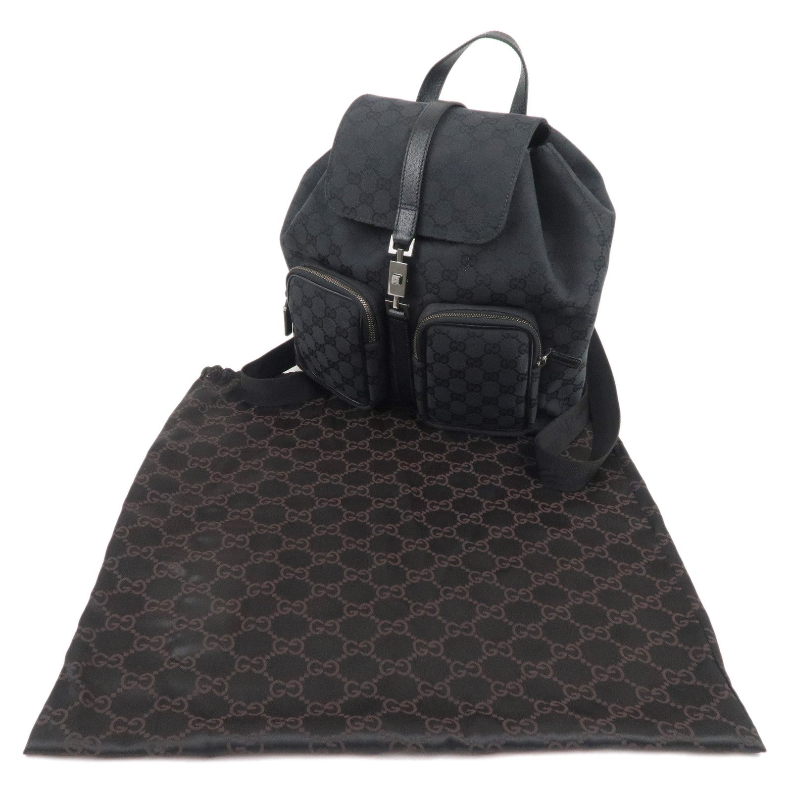 Gucci backpack all online black