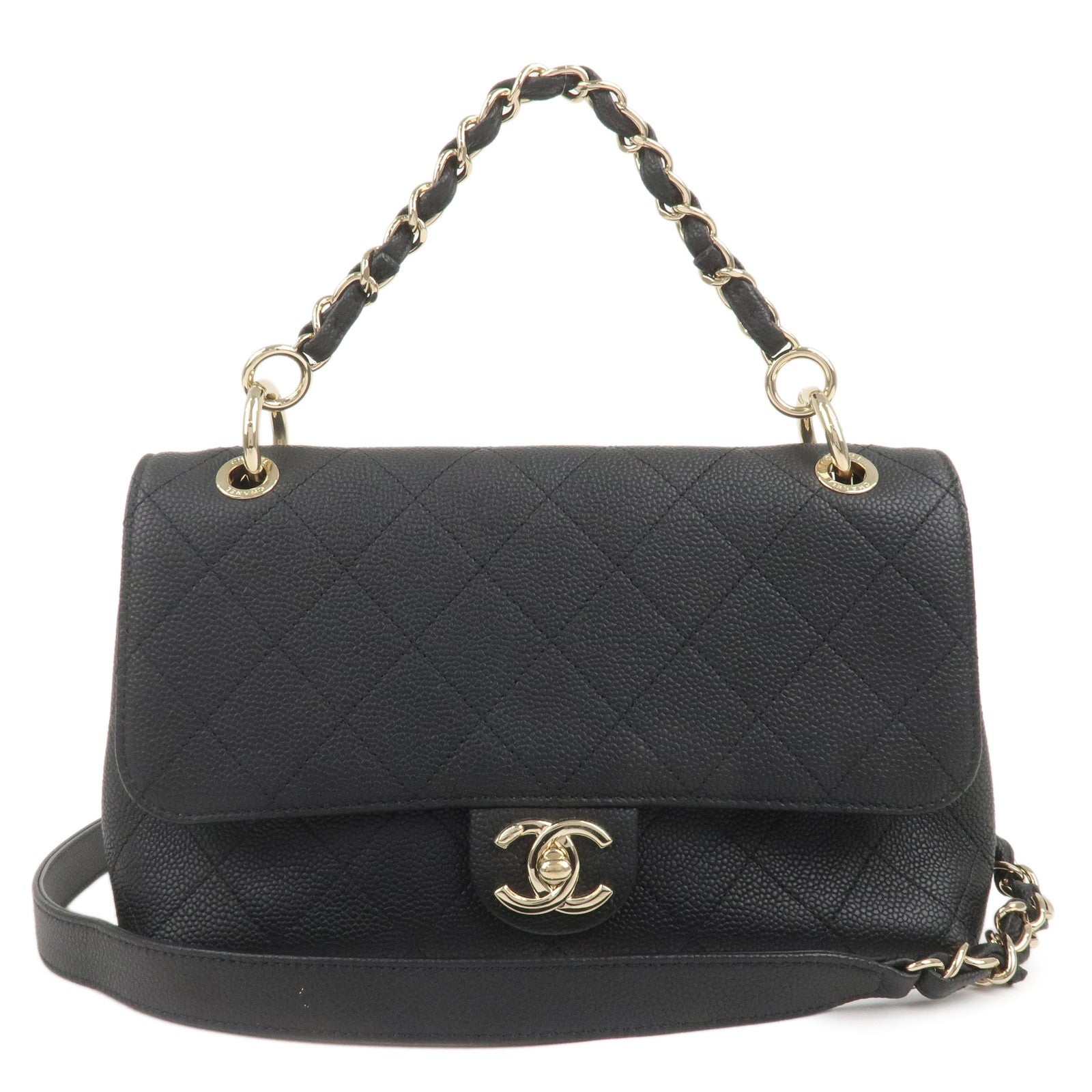 Chanel Matelasse Caviar Skin Shoulder Bag