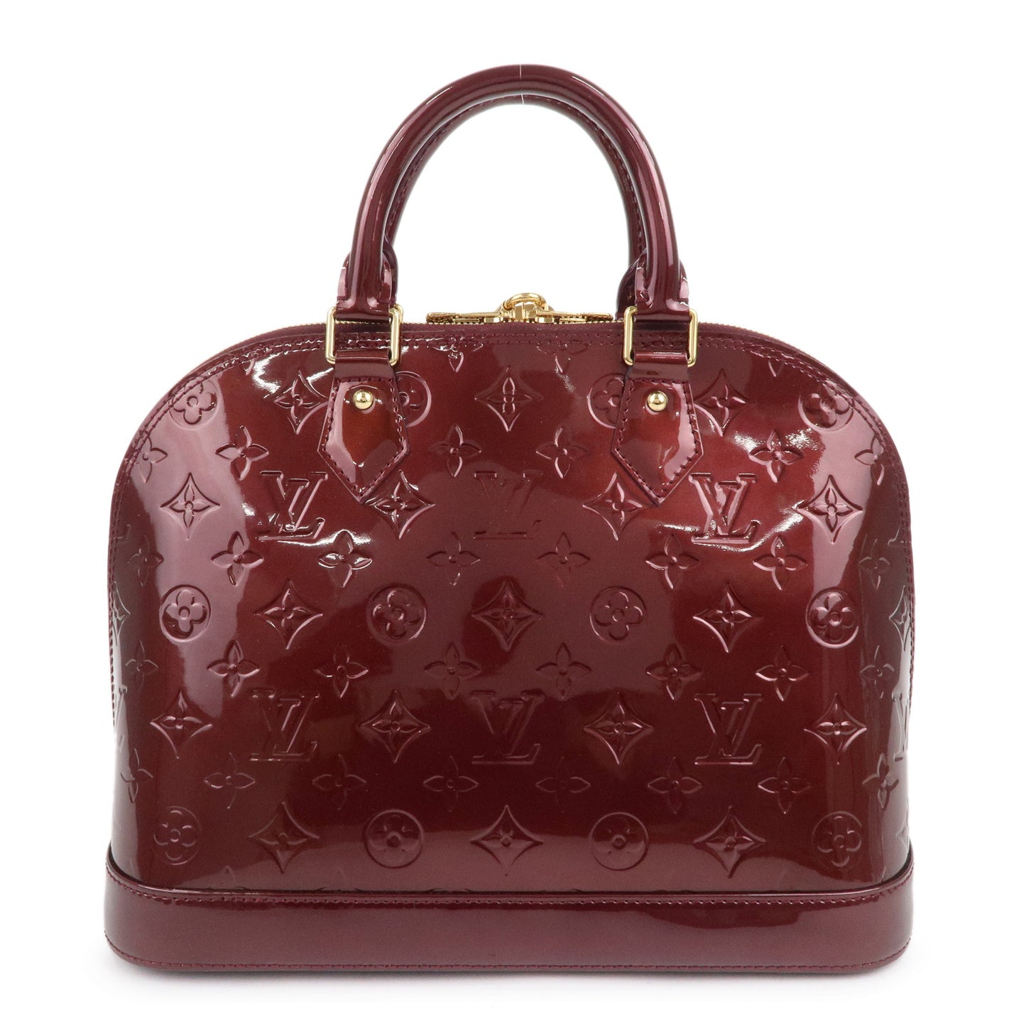 Louis Vuitton Monogram Vernis Alma PM Bag Rouge Fauviste M91691