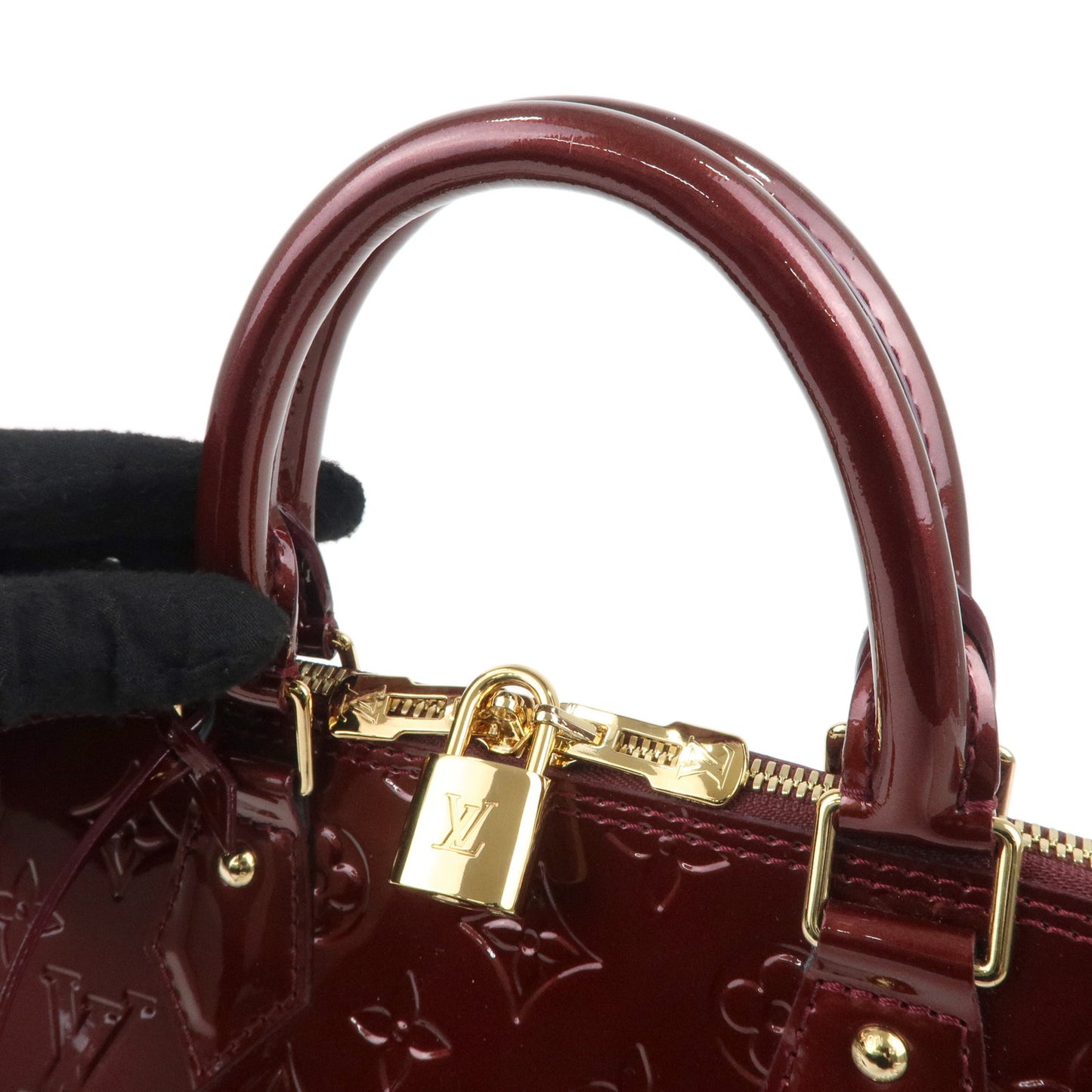 Louis Vuitton Monogram Vernis Alma PM Bag Rouge Fauviste M91691